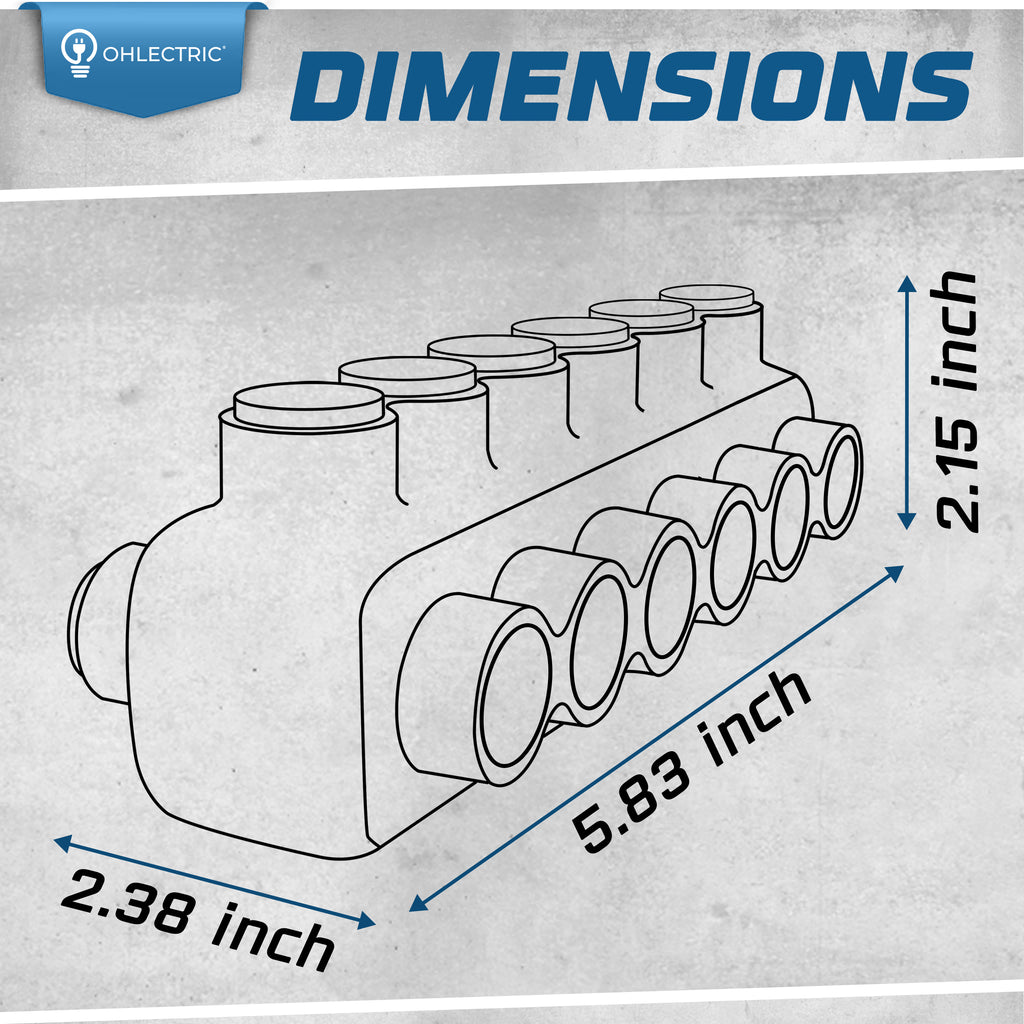 Multi-Cable Connector - Dual Entry - Large Wire Range