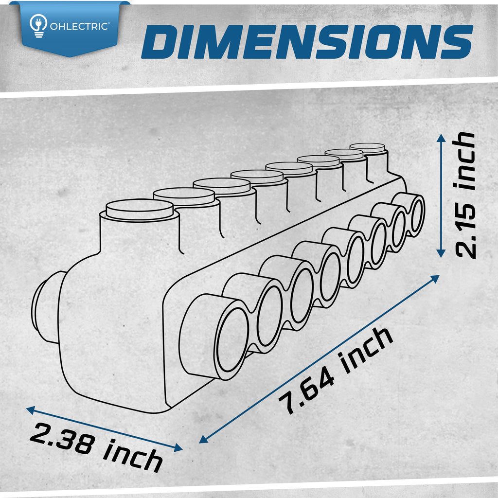 Multi-Cable Connector - Dual Entry - Large Wire Range