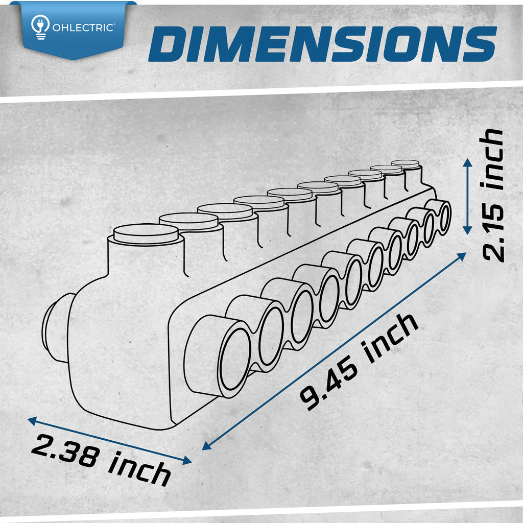 Multi-Cable Connector - Dual Entry - Large Wire Range