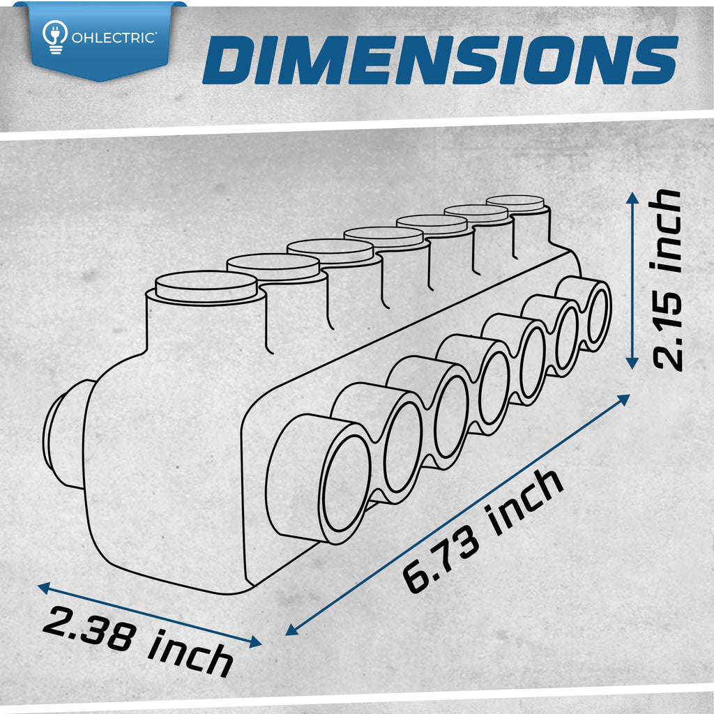 Multi-Cable Connector - Dual Entry - Large Wire Range