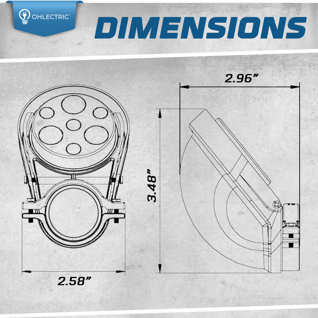 Clamp-on Type Aluminum Service Entrance Cap