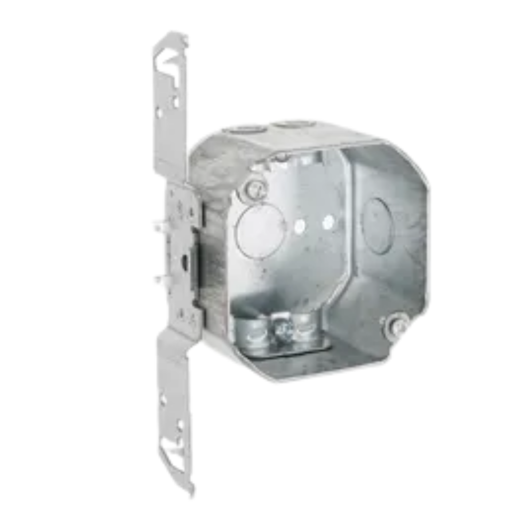 4" Octagon Steel Electrical Boxes – 2-1/8" Deep