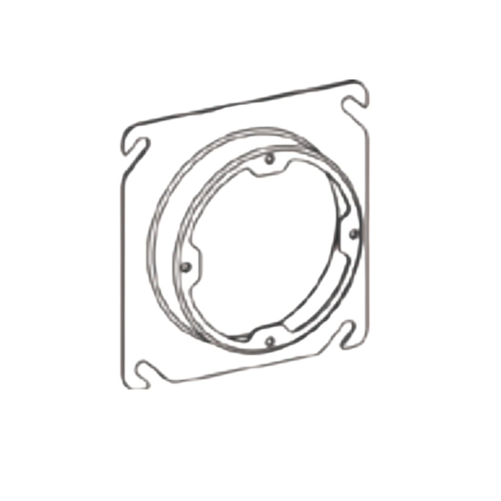 4-11/16" Square To Round Device Rings