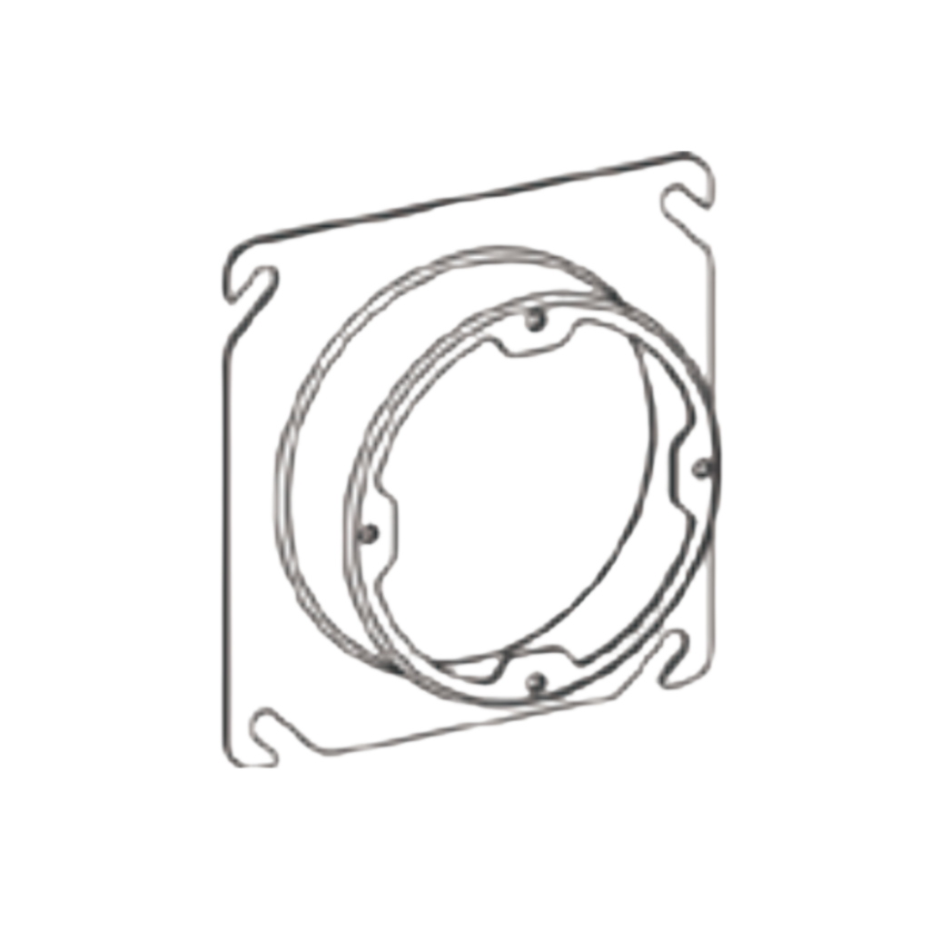 4-11/16" Square To Round Device Rings