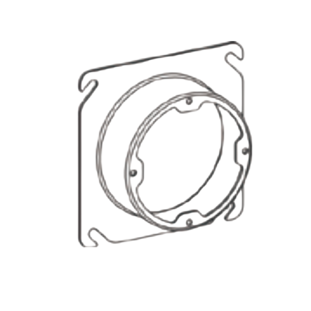 4-11/16" Square To Round Device Rings