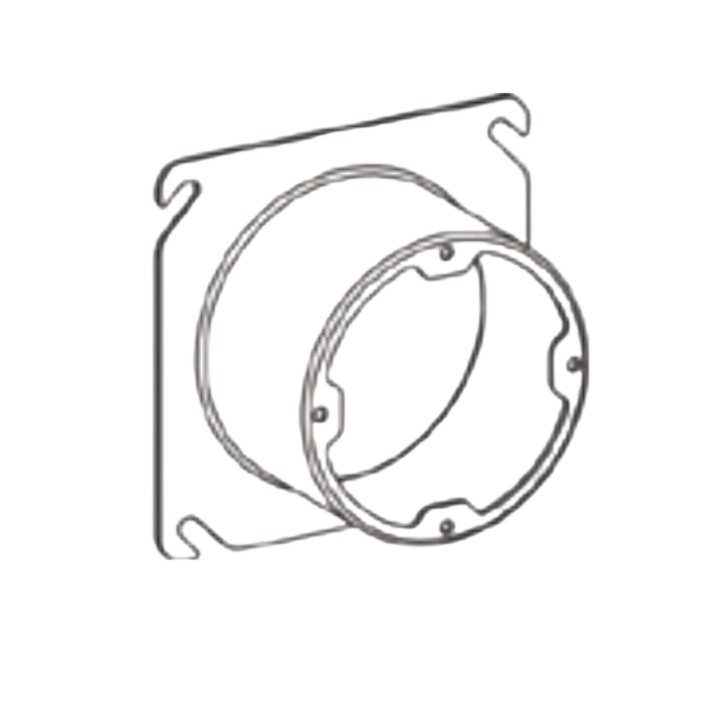 4-11/16" Square To Round Device Rings