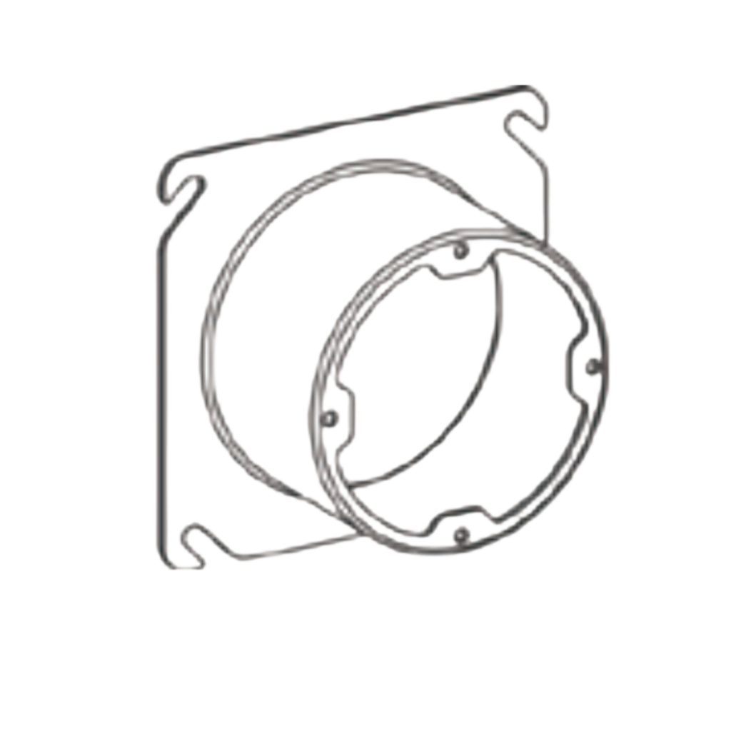 4-11/16" Square To Round Device Rings