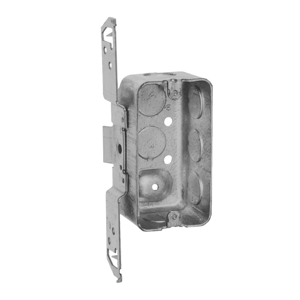 4" × 2" Handy Boxes – Drawn Steel with Conduit Knockouts