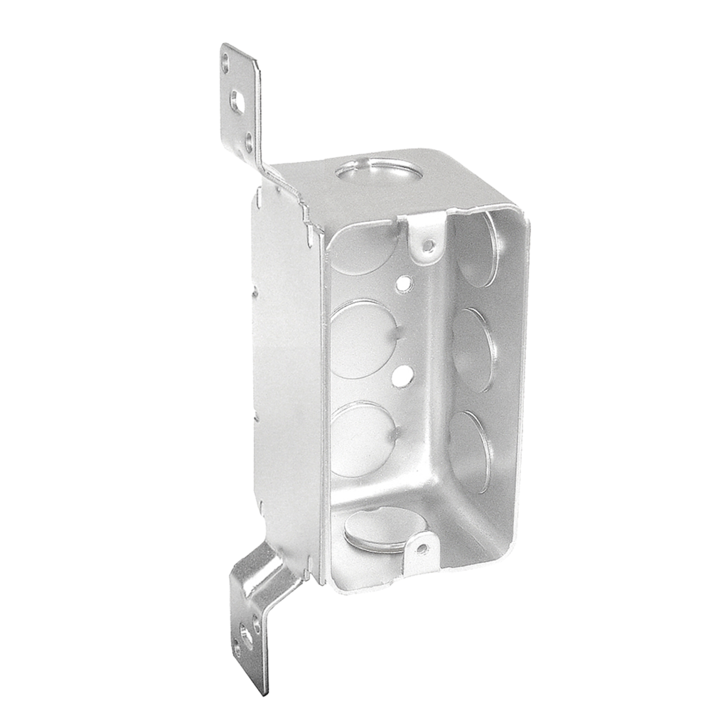 4" × 2" Handy Boxes – Drawn Steel with Conduit Knockouts