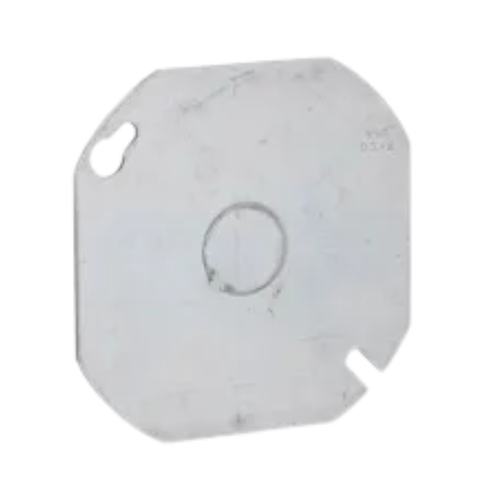 4" Octagon Steel Box Covers