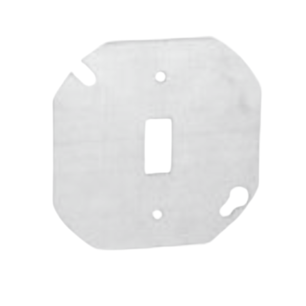 4" Octagon Steel Box Covers