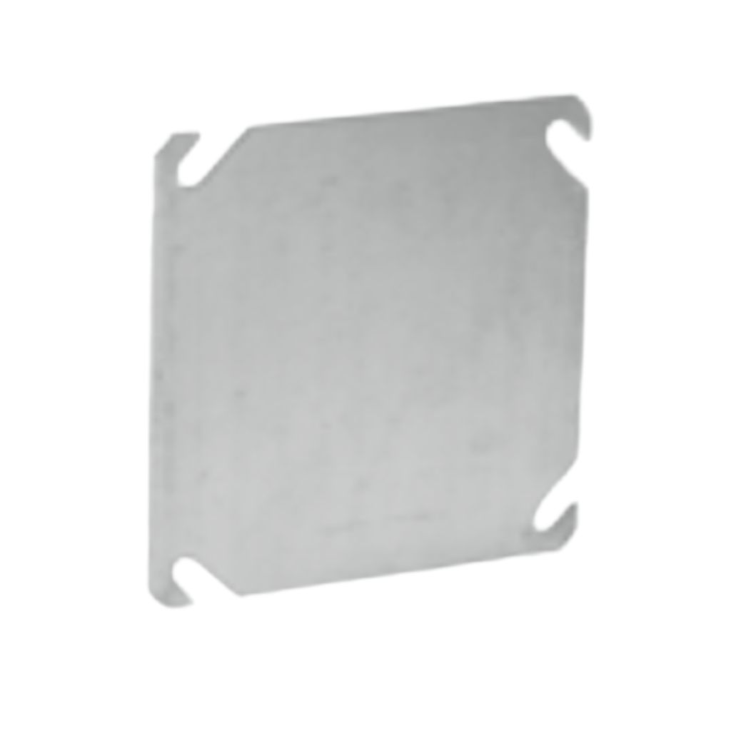 4" Square Single Device Steel Covers