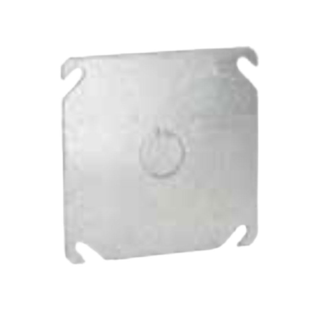 4" Square Single Device Steel Covers