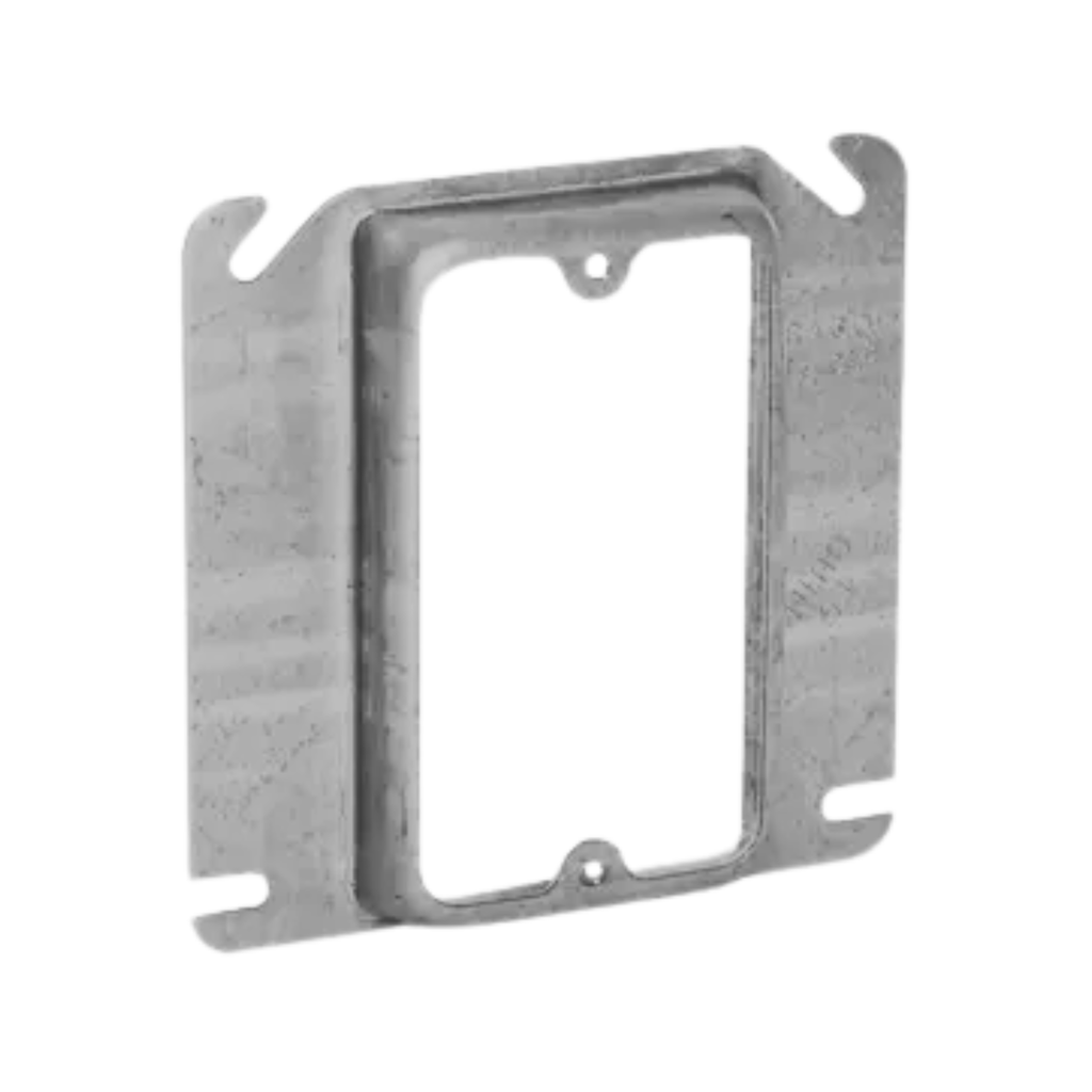 4" Square Single Device Steel Covers
