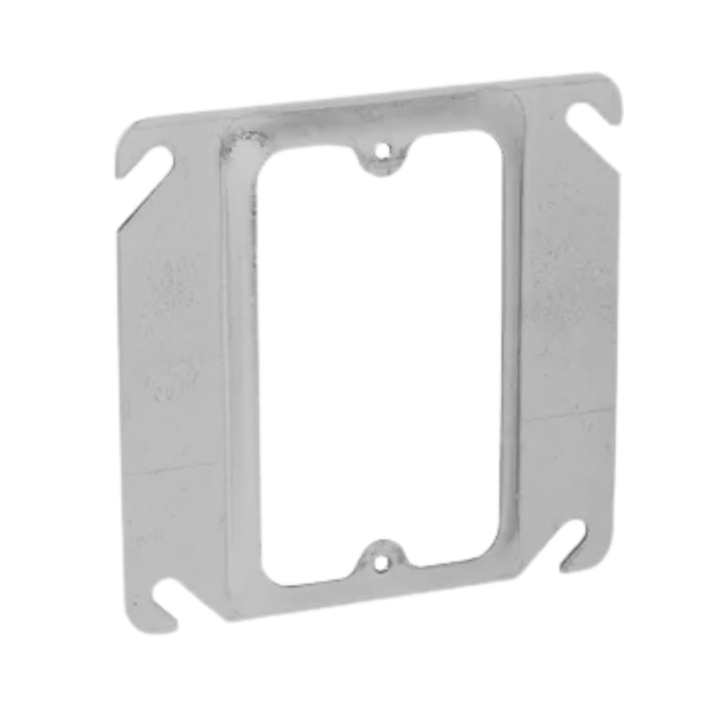 4" Square Single Device Steel Covers