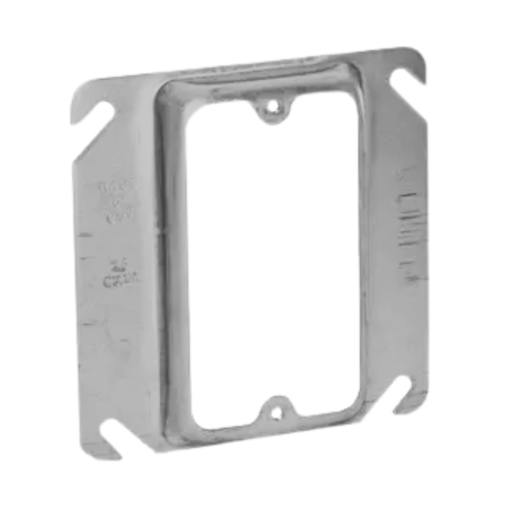 4" Square Single Device Steel Covers