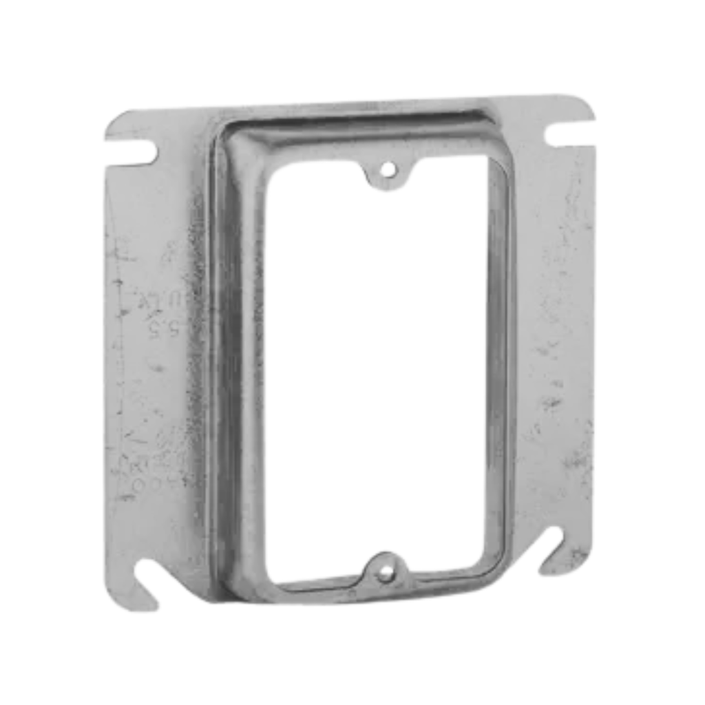 4" Square Single Device Steel Covers