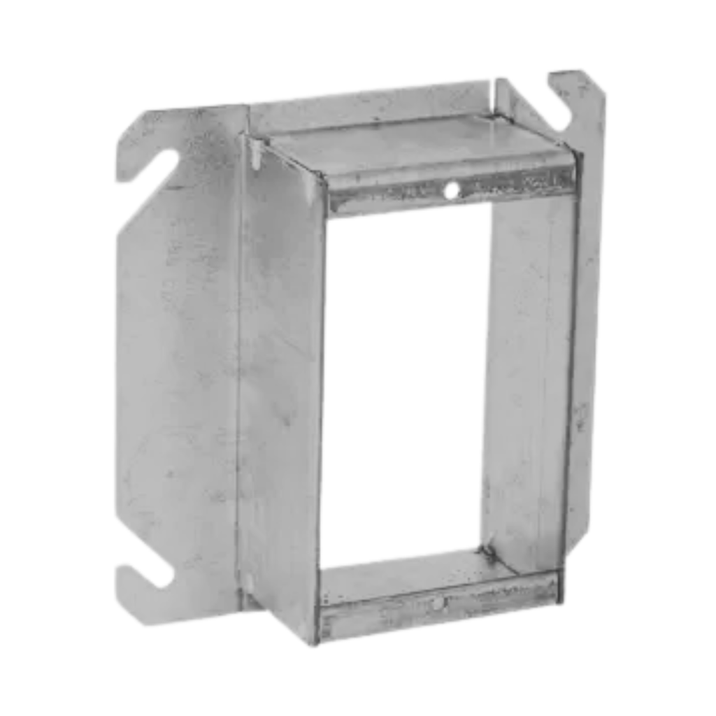 4" Square Single Device Steel Covers