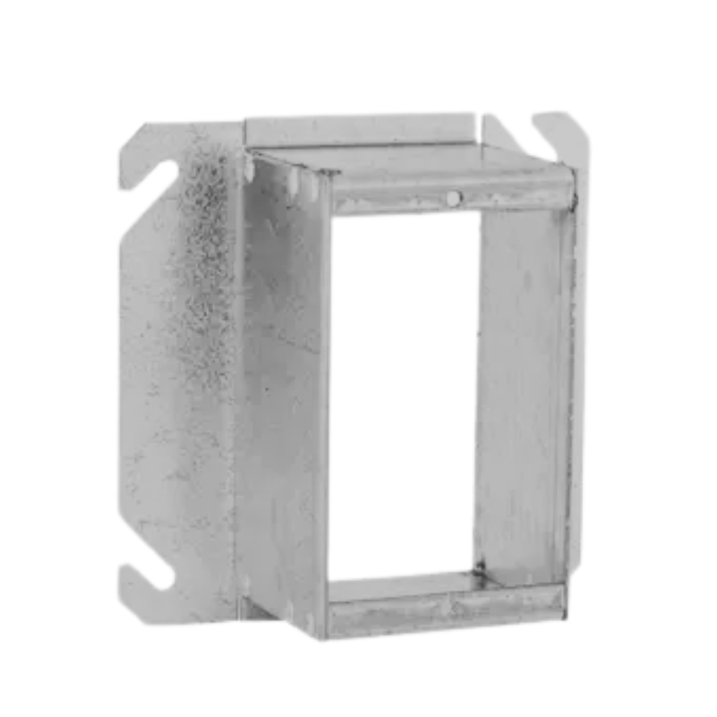 4" Square Single Device Steel Covers