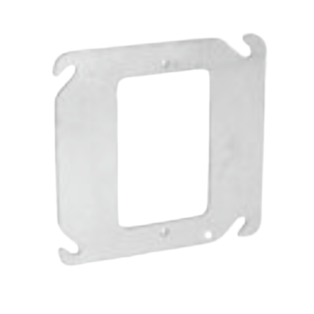 4" Square Single Device Steel Covers