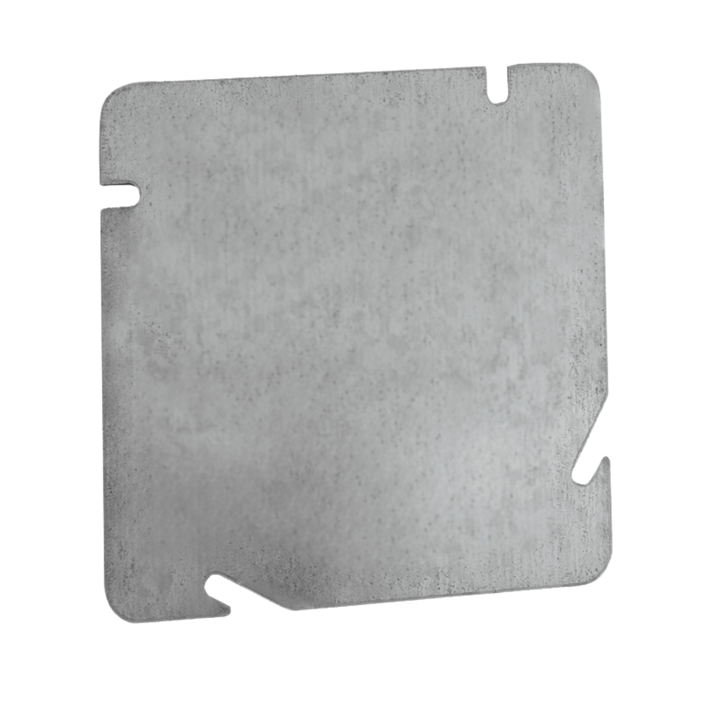 4-11/16" Square Single Device Steel Covers