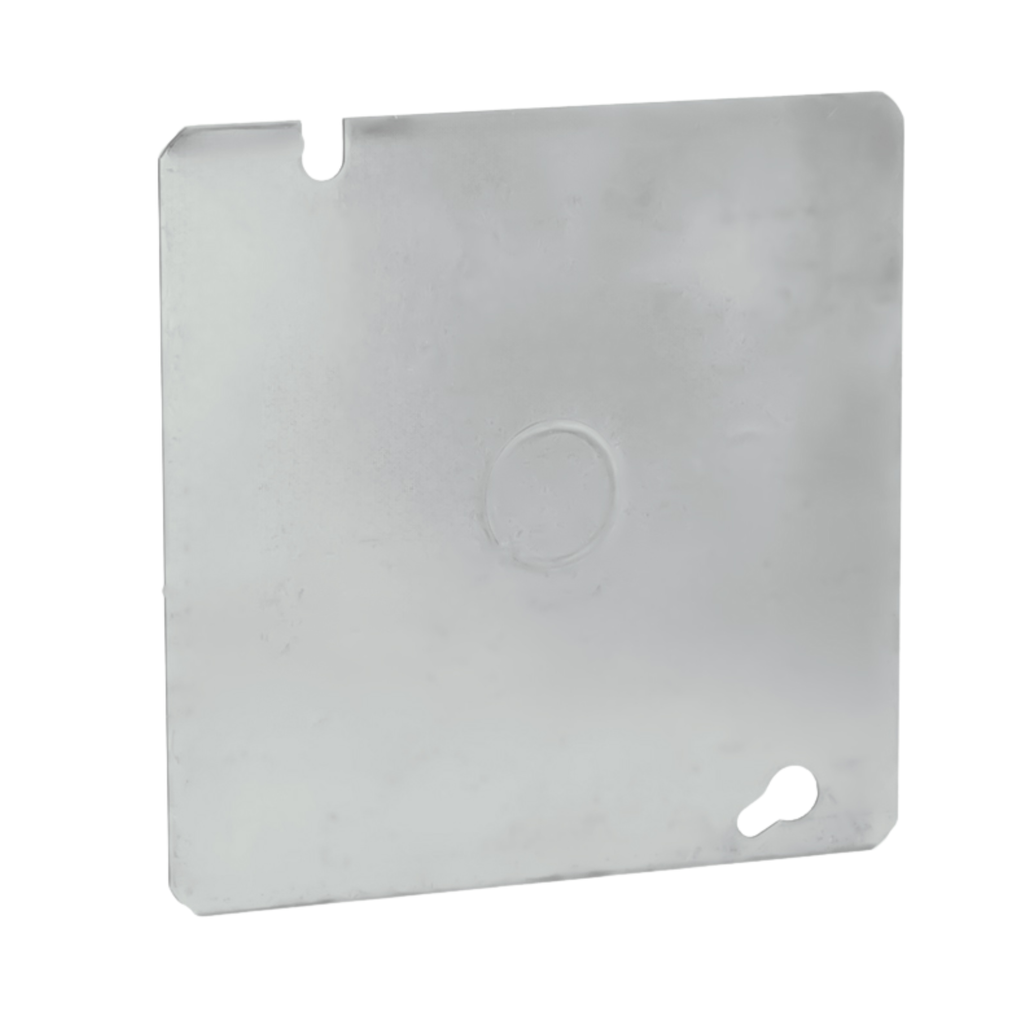 4-11/16" Square Single Device Steel Covers