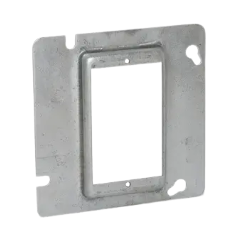 4-11/16" Square Single Device Steel Covers