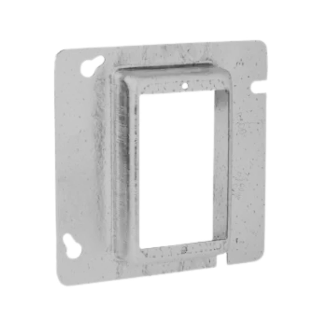 4-11/16" Square Single Device Steel Covers