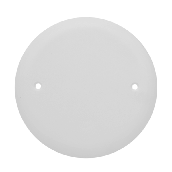 Round Electrical Box Covers & Plaster Rings (PVC)