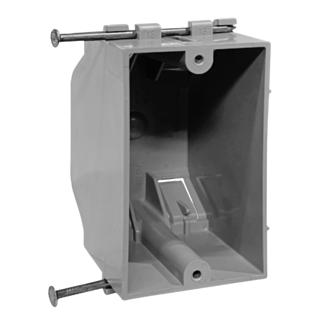 New Work PVC Nail-On Electrical Boxes – Deep Style (1–4 Gang)