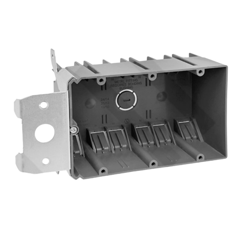 PVC Adjustable New Work Electrical Boxes – 1 to 4 Gang