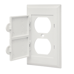 1-Gang Wall Plate Covers – Duplex & Decorator (PVC)