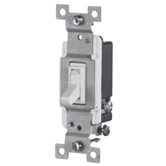 Toggle Light Switch – 15A 120V (Single Pole / 3-Way / Double Toggle)